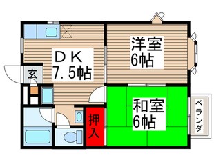 エスポワール我孫子Ａ棟の物件間取画像